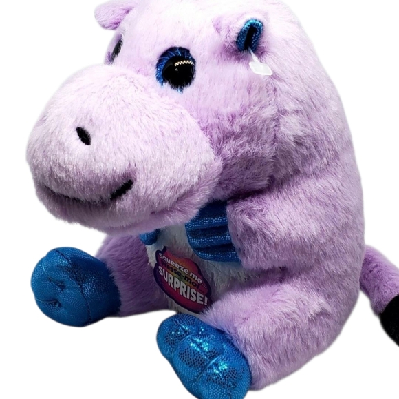 Poopchi's Friends Purple Hipo Plush Soft Sparkle New Poopchis Grin Studios. - Picture 4 of 11